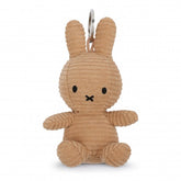 Miffy - Beige Corduroy Keyring Bunny